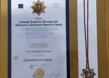 Fernando Fernández, ‘Miembro de Honor’ del Consejo Superior Europeo de Doctores y Doctores Honoris Causa