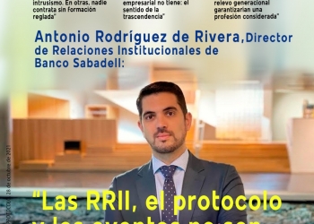 Antonio Rodríguez de Rivera, nuevo director de Relaciones Institucionales del Banco Sabadell