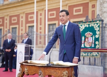 Innovador acto de toma de posesión de Juan Manuel Moreno Bonilla, presidente de la Junta de Andalucía