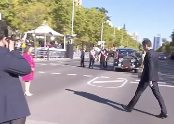 Fiesta Nacional: el retraso del presidente