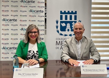 Alicante y el Colegio de Médicos firman un convenio para potenciar los congresos