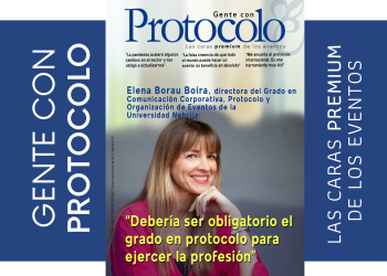 Elena Borau: “Debería ser obligatorio el grado en protocolo para ejercer la profesión”