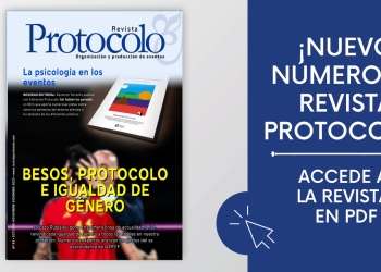 “Besos, protocolo e igualdad de género”, portada del nuevo número de REVISTA PROTOCOLO