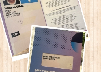 Juanón Vidal, socio y miembro de la junta directiva de la AEP, en los Juegos Olímpicos de París 2024