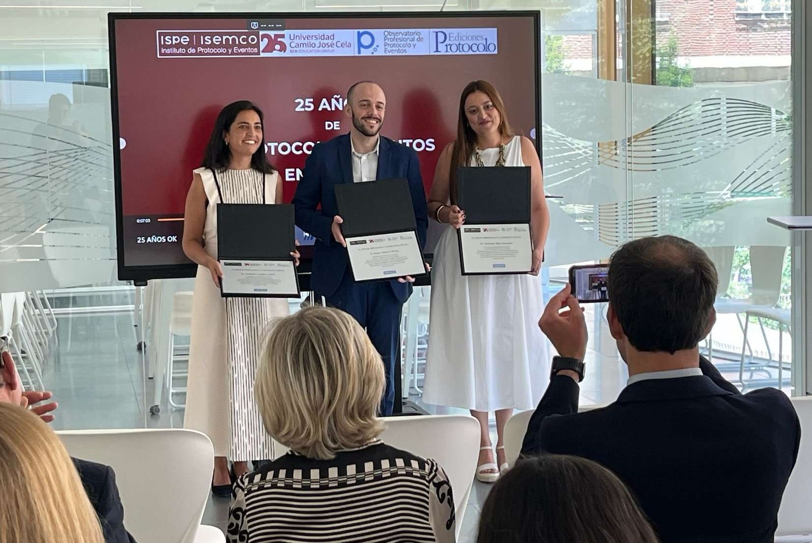 La Universidad Camilo José Cela acoge el acto de entrega de premios del concurso ‘25 años de protocolo y eventos’